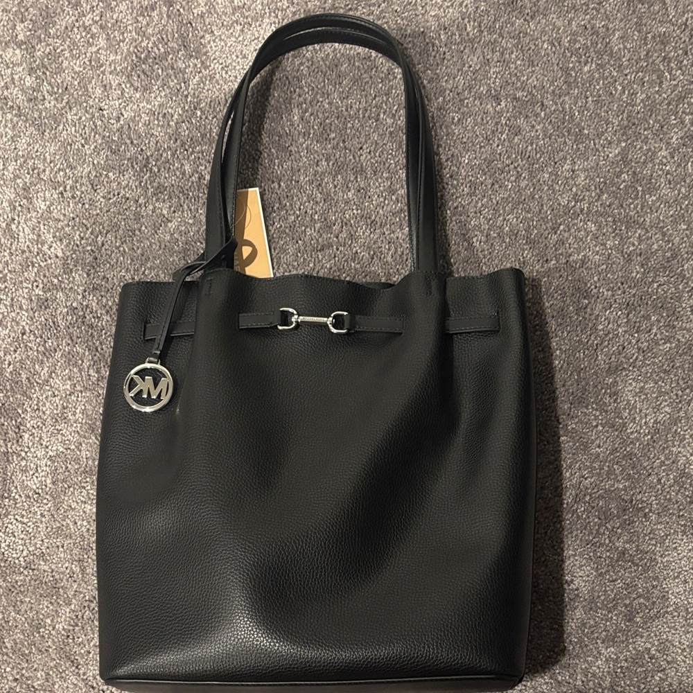 New-Michael Kors Black Tote Bag